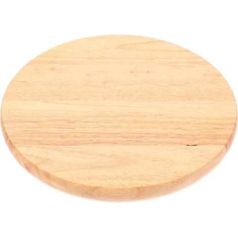Tabouret rond en bois massif Healeved, facile à monter et doté d'une assise confortable  au