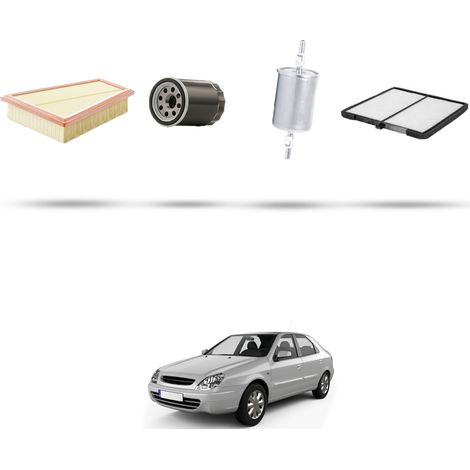 Kit tagliando 4 filtri compatibile con Citroen Xsara 1.8 i 16v 82kw dal 1997 (1/5)