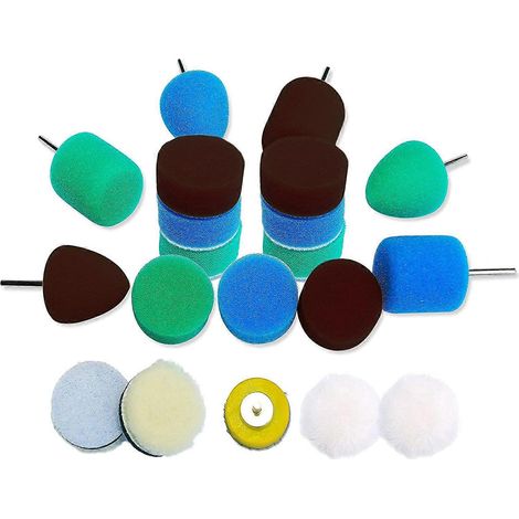 Kit de polissage de précision pour mini-polisseuse, perceuse électrique et outil rotatif, tampon de polissage pour S (1/5)