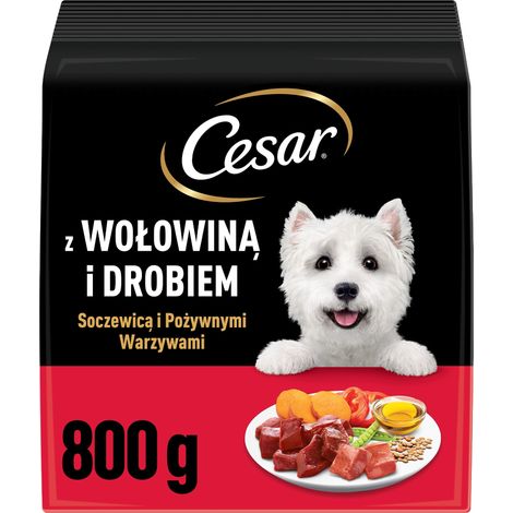 Cesar Trockenfuttermischung mit verschiedenen Geschmacksrichtungen 0,8 kg 1 Stück