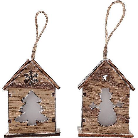 2 pendentifs en forme de petite maison (1/3)