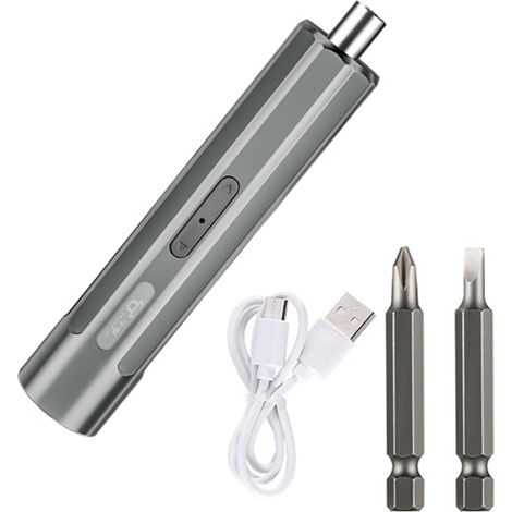 Mini tournevis électrique avec embouts magnétiques, tournevis électrique rechargeable (1/5)