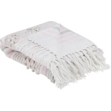 Kuscheldecke KAMAN Stoff 125 x 150 cm Rosa
