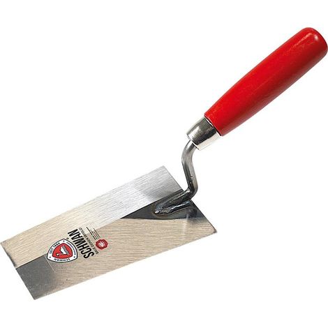 Berner Putzkelle L.140mm B.80mm gehärtet,m. Buchenholzheft STA (1/5)
