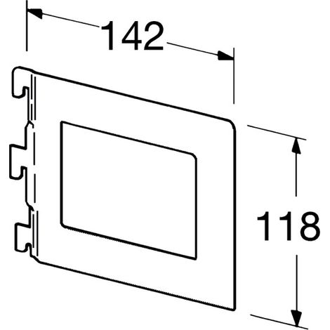 Console serre livres en acier laqué – Hauteur 118 mm – Profondeur 143 mm – Fixation sur crémaillère murale – Element System (1/3)