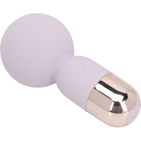 Mini masseur vibrant électrique portatif sans fil à 9 niveaux pour soulager la douleur, baguette de massage en silicone (1/5)