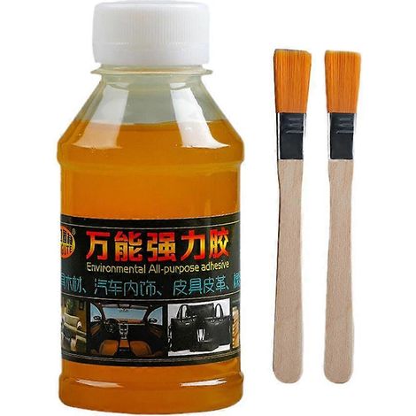 Colle de réparation pour garniture de toit de voiture 100 ml, colle liquide à séchage rapide pour tissu, forte résistance
