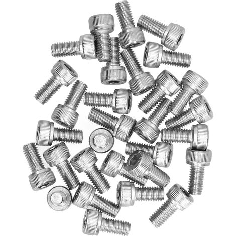Kit de 30 vis à tête creuse M5 A2-70 pour la maintenance et la réparation (M5x10). (1/5)