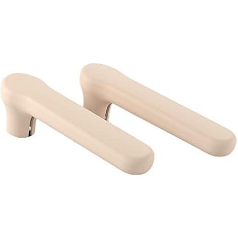 CSPARKV 2pcs Protection Poignee Porte, Couvercle De Poignée De Porte Gants Antistatiques en Silicone Anti-Collision Protecteur De Enfants Manchon, Réduire Le Bruit, Beige (1/4)