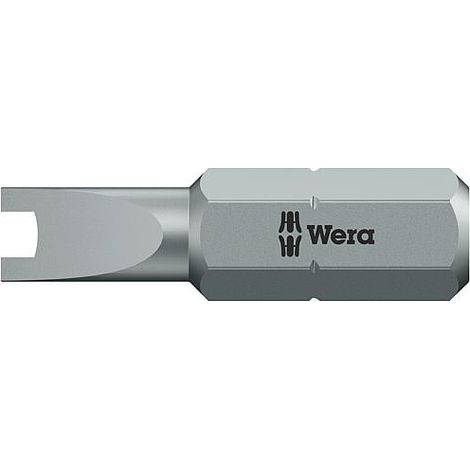 Embout de vissage double pointe pour vis empreinte Snake eyes® 857/1 Z 6 mm x 25 mm - WERA (1/2)