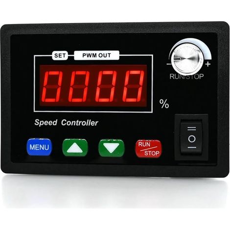 DC10-55V 40A Motor Speed Controller Digital Display Adjustable Speed PWM Forward/Reverse Rotation Tachometer (1/5)