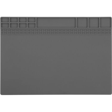 Tapis De Soudure En Silicone Résistant À La Chaleur Pour Réparation Électronique Isolation Entretien Gris (1/4)