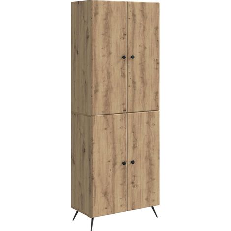 vidaXL Cabinet Set 2 pcs Artisan Oak Engineered Wood