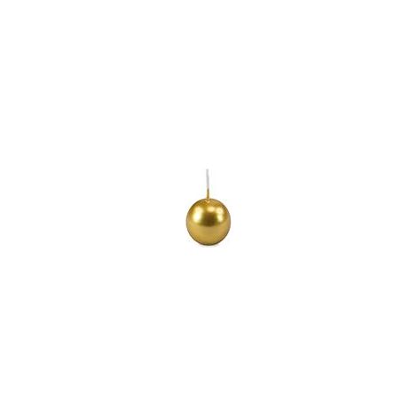 Cereria Di Giorgio Candele sfera Ø 3 cm (20 pz) - Oro