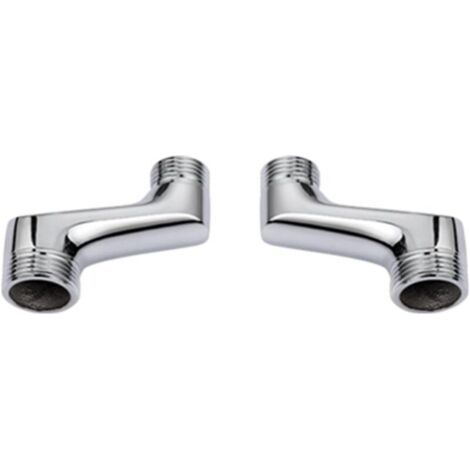 Raccord Excentré Mitigeur Douche 1/2 3/4 Laiton Monobloc Bras Réglable S Adaptateur WC (1/3)