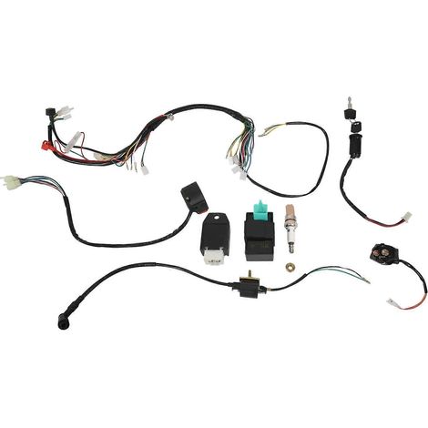 Bougie d'allumage à solénoïde pour Quad, Pit Bike, Go Kart – Kit de remplacement complet, compatible moteur 4 temps, allumage fiable, performance optimale, pack de pièces robuste. (1/5)