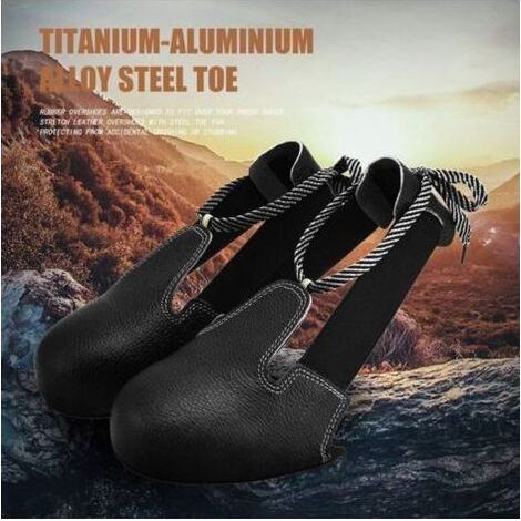 Surchaussures De Sécurité À Bout En Acier Unisexe Antidérapantes Couvrant Les Couvre-Chaussures De Protection De L'industrie Universelle Taille Eur 36-46 (1/4)