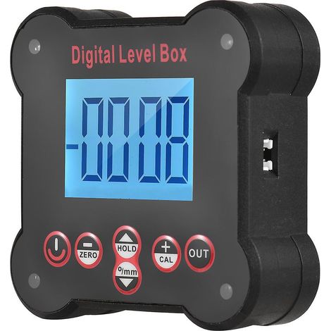 Niveau électronique numérique 490° avec rétroéclairage LCD, inclinomètre magnétique électrique, rapporteur d'angle digital