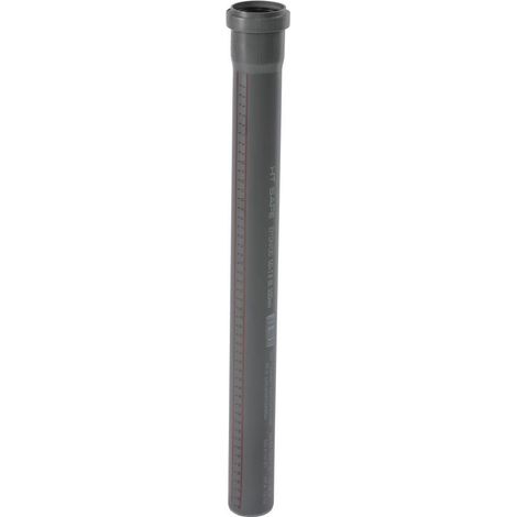 Ostendorf 172020 HTSafe Rohr Abflussrohr DN 50 x 500 mm grau Kunststoffrohr (1/5)