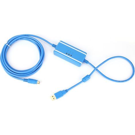 Câble de programmation USB-SC09 pour Mitsubishi PLC série FX, câble de communication et téléchargement de données. (1/5)