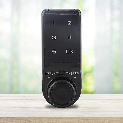 Serrure de sécurité de précision à carte RFID, serrure à combinaison pour armoire, serrure à clavier tactile, adaptée aux écoles, aux maisons, aux supermarchés (dimensions d'installation L=30), ladace (1/5)