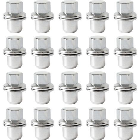 20 Pièces écrous de Roue de Voiture écrou de Roue en Acier Inoxydable pour Land Rover Discovery 3 4 5 Range Rover Sport Stable LR068126 RRD500290 RRD500590 RRD500510 Écrous de Roue (1/5)