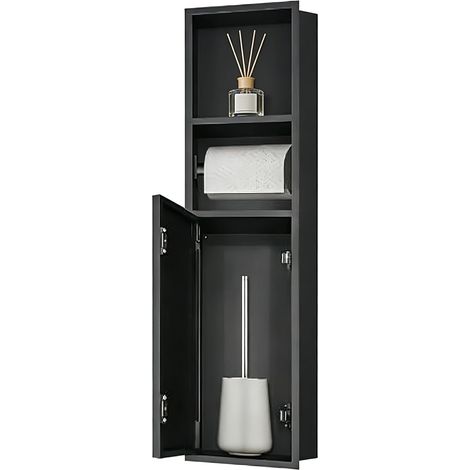 Built-in toilet paper holder, 80 x 18 x 12.5 cm (1/5)