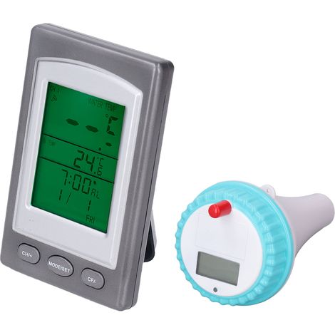Thermomètre de piscine numérique sans fil pour eau de bain, spa et jacuzzi (1/5)