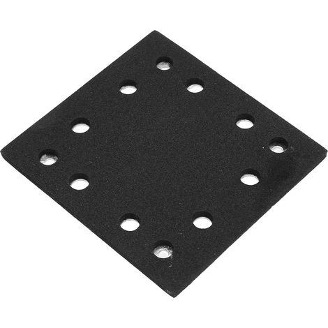 Quadratische Schleifscheibe mit 8 Löchern und 4 Ösen, Aluminiumplatte, EVA-Beschichtung, gute Dämpfung, starke Wärmeableitung, elektrische Polierscheibe (1/5)