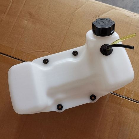 Réservoir de carburant TB50 40-5B, réservoir de carburant en plastique, adapté aux moteurs Mitsubishi TB50, avec interface de conduite de carburant. (1/5)