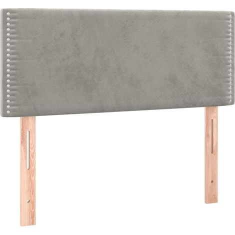 Kopfteilen Grau 80x5x78/88 cm Samt