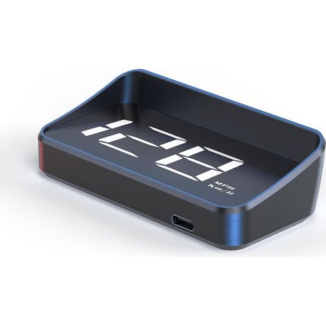 Display HUD per auto, proiettore per parabrezza M2, display digitale GPS MPH, tachimetro wireless, USB Plug and Play per tutte le auto