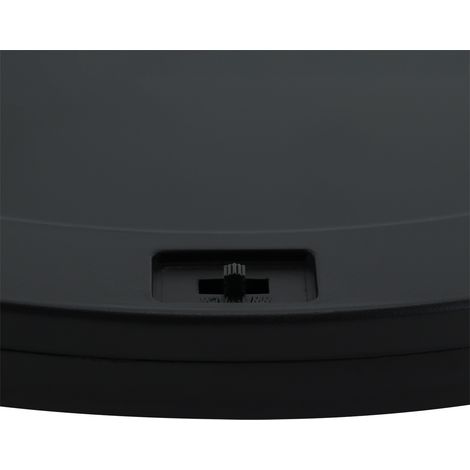 Plafonnier LED rond Ø30 noir/blanc 24W détecteur Struhm (1/4)