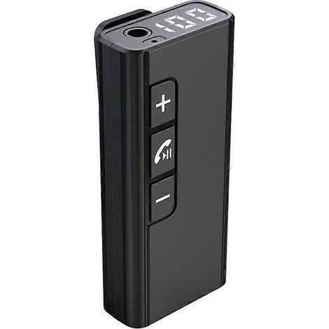 Bluetooth-Autoempfänger, drahtloser Freisprechadapter für Freisprechanrufe, Audiokonverter mit Digitalanzeige und TF-Karte. (1/5)