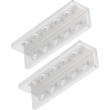 310300050048 1 paire de supports de poutre en aluminium en forme de L à 5 trous pour robot Tetrixrobotics (1/5)