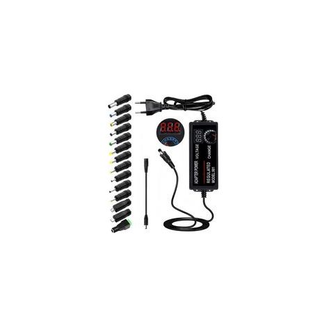 Alimentation universelle réglable 3-24V, 3A, affichage de tension numérique LED & 14 connecteurs, câble de convertisseur de polarité, AC DC, utilisé pour la plupart des appareils électroniques domesti (1/5)