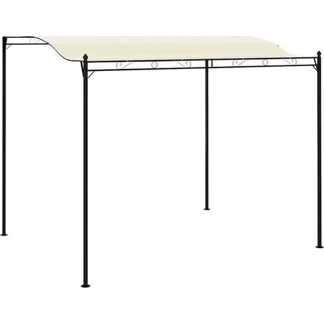 tente en tissu blanc cassé (1/5)