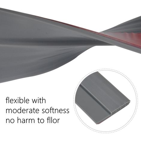 Bande d'étanchéité en silicone 100cm, adhésif double face, joint de porte coupe-froid pour fenêtre ou porte, combler les interstices, isolant thermique et acoustique (1/3)
