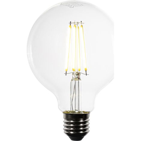 QAZQA E27 LED-Glühbirne G95 Klar 3,8W 806 lm 3000K