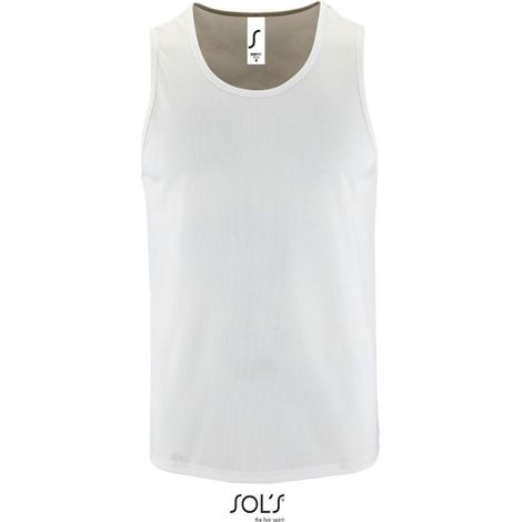Camiseta De Tirantes De Deporte De Hombre SOL'S SPORTY TT MEN XL Blanco