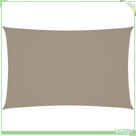 Voile de parasol - FAFEICY - 135441 - Rectangulaire 5x8 m - Tissu Oxford enduit PU - Anti-UV et étanche (1/5)
