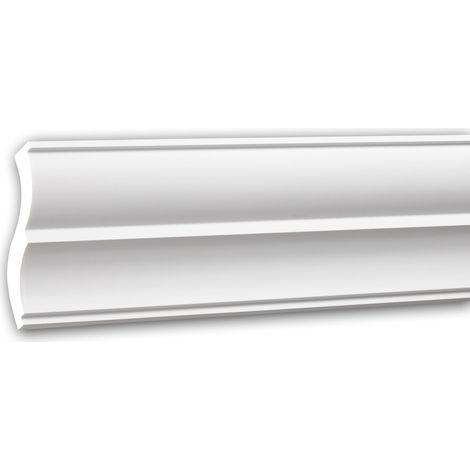 Cornisa 150275 Profhome Moldura decorativa Perfil de estuco estilo Neoclasicismo blanco 2 m
