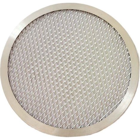 10 Inch Non-Stick Aluminum Mesh Oven Pizza Baking Pan with Holes and Seamless Rim