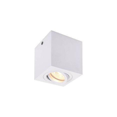 Plafonnier intérieur TRILEDO simple carré blanc GU10/LED GU10 51mm 10W max - SLV - 1002015 (1/3)