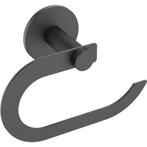Porta rotolo aperto nero – Serie Stellar