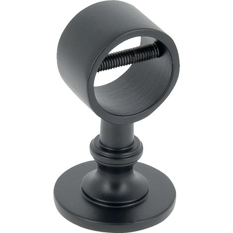 Support pour corde de rampe – Laiton noir mat – Longueur 45 mm – Fixation murale incluse – Pour espaces confinés – Cadap