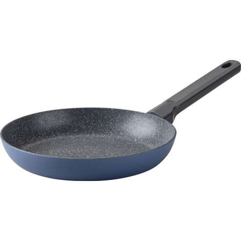 Fackelmann Pfanne Balance Ø 24 cm blau-grau Aluminium, Keramik-Antihaft, BPA- PFAS frei