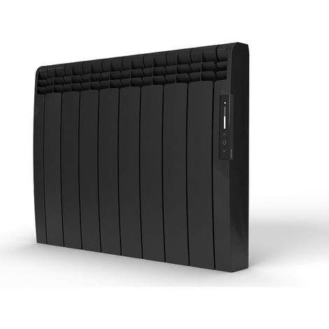 ROINTE - Radiateur connecté EONIQ 8 éléments 1200W Noir texturé - ERFB1200RAD2 (1/5)