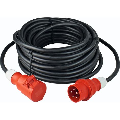 as-Schwabe CEE-Verlängerung 25 m 16A IP44, H07RN-F5G2,5, 400V