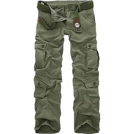 Pantalon Travail Homme, Cargo De pour Homme Décontracté avec Taille Poches Jogging Sport Survetement Shorts Training Sportswear (1/5)